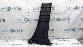 Lower left center pillar trim Toyota Prius V 15-17 black, scratches