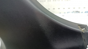 Lower left center pillar trim Toyota Prius V 15-17 black, scratches