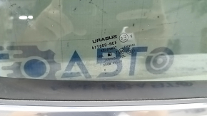 Rear right fixed glass window for Subaru Forester 19-24 SK with chrome molding