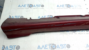 Right threshold Hyundai Sonata 11-15 hybrid red RER, with mudguard, scratches