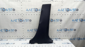 Lower right center pillar trim Toyota Prius V 15-17 black, scratches