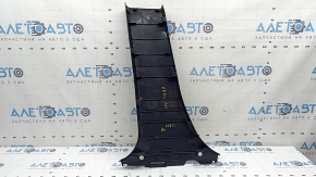 Lower right center pillar trim Toyota Prius V 15-17 black, scratches