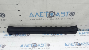Front right inner door sill trim Toyota Prius V 15-17 black, scratches