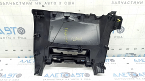 Central lower dashboard trim for Toyota Prius V 15-17, black, scratches