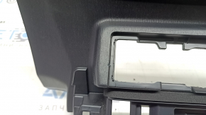 Central lower dashboard trim for Toyota Prius V 15-17, black, scratches