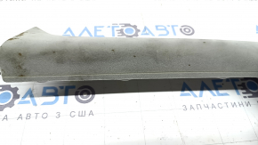 Upper left front pillar trim Toyota Prius V 17-17, gray fabric, dry cleanable, scratches