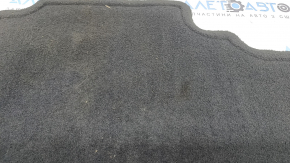 Fabric rear floor mat for Toyota Prius V 12-17, black, for cleaning