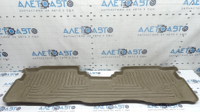 Set of floor mats, rubber, Toyota Prius V 12-17, beige, HUSKYLINERS, worn