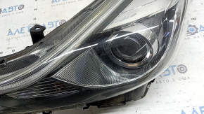 Front left headlight Toyota Prius V 15-17 rest LED, for polishing