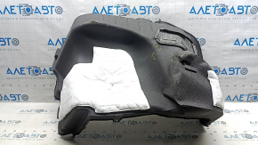 Left arch trim Hyundai Sonata 11-15 hybrid type 2, black, dented, cracked