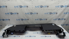 Torpedo front panel upper part with AIRBAG Toyota Prius V 17-17 black, scratches