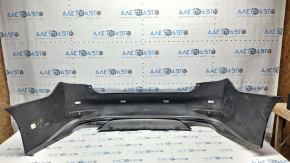 Bare rear bumper Lexus ES350 16-18 rest for parking sensors, scratches, dents