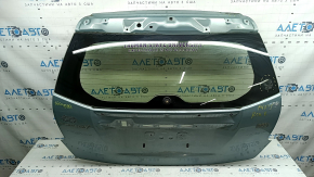 Naked trunk door with glass Toyota Prius V 12-17 green 781, with trapezoid, in glue