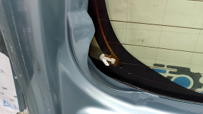 Naked trunk door with glass Toyota Prius V 12-17 green 781, with trapezoid, in glue