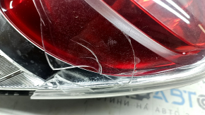 Left outer wing light Hyundai Sonata 11-15 hybrid, no fragment, cracks