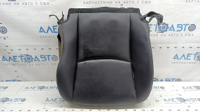 Driver's seat cushion upholstery for Toyota Prius V 12-17, leather, black, heated