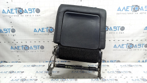 Rear seat backrest, 2nd row, left, complete, Toyota Prius V 15-17, black leather, with upper frame and rear trim, worn plastic