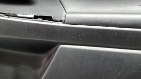 Door trim, front right card, Toyota Prius V 12-17, black, black leather insert, for JBL speakers, with handle, scratches, nicks