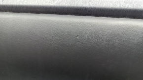 Door trim card rear right Toyota Prius V 12-17 black, insert black leather, under JBL, with handle, scratches, nicks