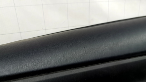 Door trim card rear right Toyota Prius V 12-17 black, insert black leather, under JBL, with handle, scratches, nicks