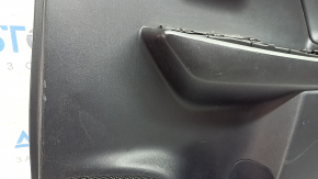 Door trim card rear right Toyota Prius V 12-17 black, insert black leather, under JBL, with handle, scratches, nicks