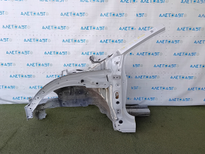 The front left quarter of a Honda CRV 20-22 hybrid is sawn off, white, without a threshold