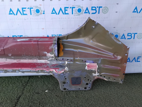 The rear panel of the Hyundai Santa FE 21-23 is drilled, red