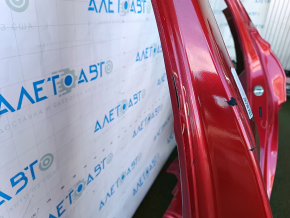 Quarter wing rear left Hyundai Santa FE 19-23 sawed off with the central pillar, red, butt
