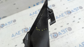 Upper front bumper trim for Nissan Murano z52 19-23 without parking sensors, gloss black, chips, scratches, broken mount
