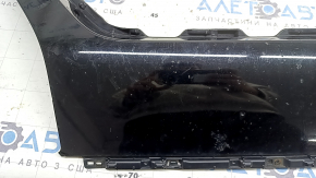 Upper front bumper trim for Nissan Murano z52 19-23 without parking sensors, gloss black, chips, scratches, broken mount