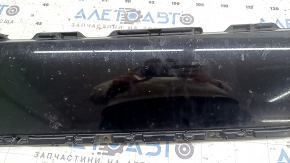 Upper front bumper trim for Nissan Murano z52 19-23 without parking sensors, gloss black, chips, scratches, broken mount