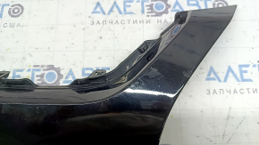 Upper front bumper trim for Nissan Murano z52 19-23 without parking sensors, gloss black, chips, scratches, broken mount