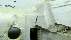 Front floor covering BMW X3 F25 11-17 black, M-Sport, needs dry cleaning, scratch on chrome, torn foam, stretched mesh