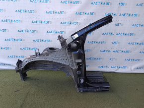 The front left quarter of Toyota Prius 50 16-22 is sawn off, black