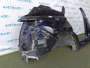 Quarter wing rear right Hyundai Tucson 22-26 Korea sawed off with the central pillar, blue, pokes