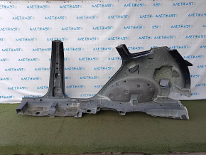 Quarter wing rear right Hyundai Tucson 22-26 Korea sawed off with the central pillar, blue, pokes