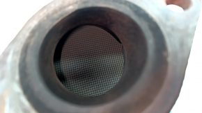 Lower catalytic converter Hyundai Sonata 11-15 hybrid without stud