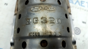 Lower catalytic converter Hyundai Sonata 11-15 hybrid without stud