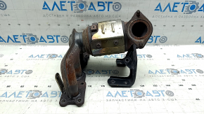 Exhaust manifold with catalytic converter Hyundai Sonata 11-15 hybrid