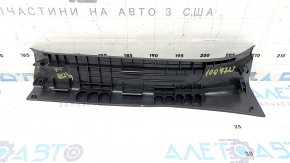Inner rear left door sill trim Nissan Murano z52 17-24 black 3 stripes, scratches, dry cleanable