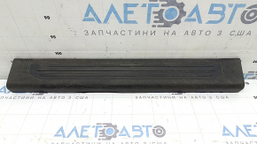 Inner front left door sill trim Nissan Murano z52 17-24 black 3 stripes, scratches, dry cleanable