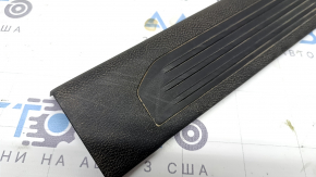 Inner front left door sill trim Nissan Murano z52 17-24 black 3 stripes, scratches, dry cleanable