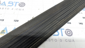 Inner front left door sill trim Nissan Murano z52 17-24 black 3 stripes, scratches, dry cleanable