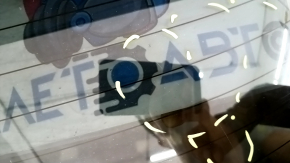 Bare trunk door with glass Nissan Murano z52 20-24 tinted, graphite KAD, with spoiler, spoiler pads, brake light, trapezoid and rear wiper arm, scratches on the glass