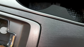 Center console trim with cup holders for Nissan Murano z52 19-21 rest, gray, for AUX and USB, without heated seats and for the start-stop button, scratches, dents