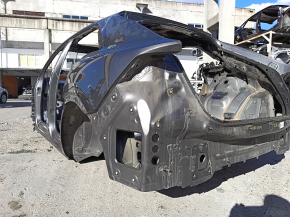 Quarter wing rear left Audi Q8 19-26 on the body, graphite