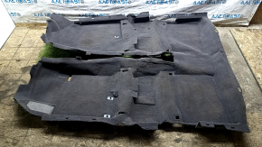 Hyundai Sonata 11-15 hybrid black floor covering, dry cleanable