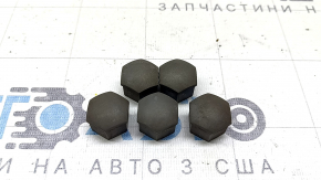 Wheel bolt cap plug 5 pcs. Audi A6 C7 12-18 gray, type 1