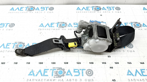 Rear right seat belt with squib for Subaru Forester 19-24 SK, black, dry-cleanable