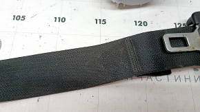 Passenger seat belt with tensioner and squib for Subaru Forester 19-22 SK, black, sooty, dry-cleanable, oxidized latch